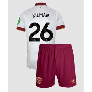 Billiga West Ham United Max Kilman #26 Tredjeställ Barn 2024-25 Kortärmad (+ Korta byxor)